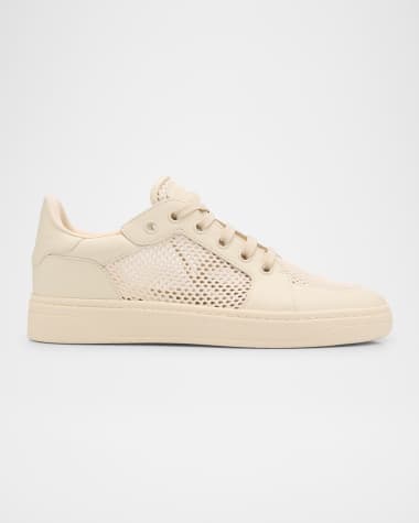 Giuseppe Zanotti Men's Birel Leather and Mesh Low-Top Sneakers