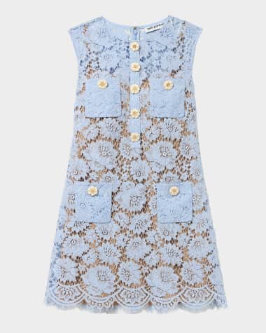 Self-Portrait Fine Lace Mini Dress
