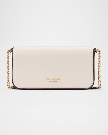 kate spade new york devin colorblock flap leather wallet on chain