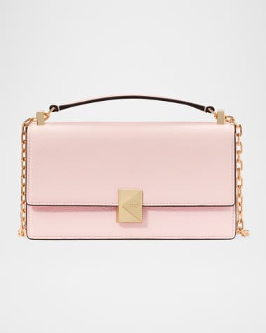 kate spade new york deco mini flap pebbled leather crossbody bag