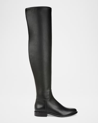 Vince Cody Leather Over-The-Knee Boots