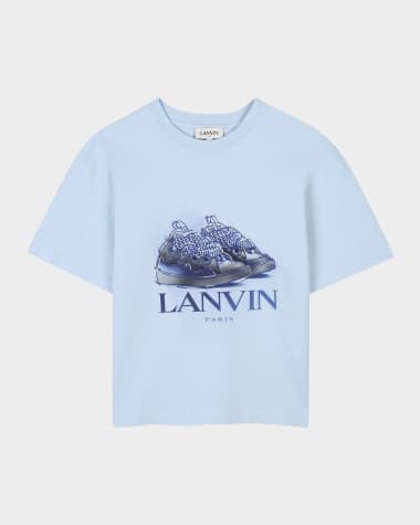 Lanvin Boy's Curb Sneakers Graphic T-Shirt, Size 8-14