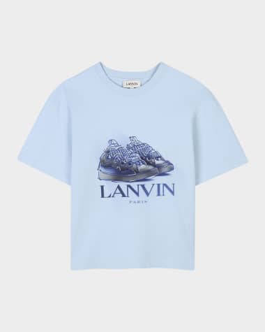Lanvin Boy's Curb Sneakers Graphic T-Shirt, Size 4-6