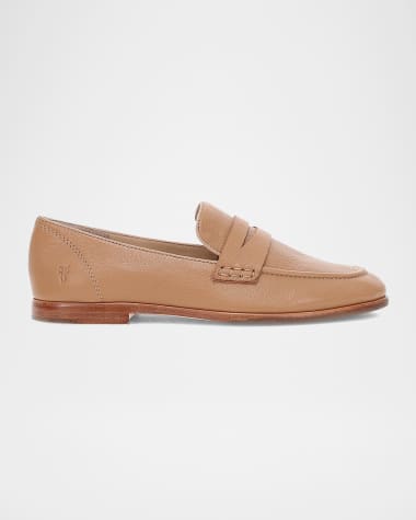 Frye Faith Leather Classic Penny Loafers
