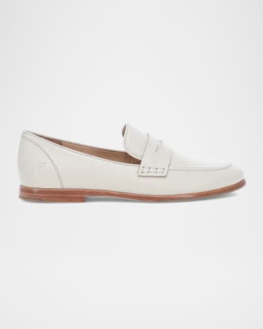 Frye Faith Leather Classic Penny Loafers