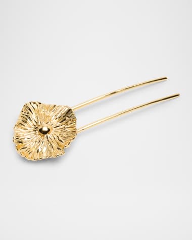 Lelet Ny Maya Floral Brass French Pin