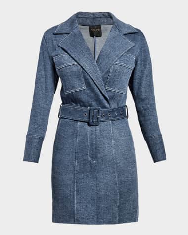 AS by DF Gianna Belted Denim Dress