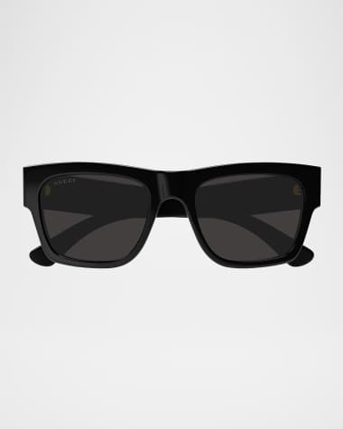 Gucci Men's GG1793SM Rectangle Acetate Sunglasses