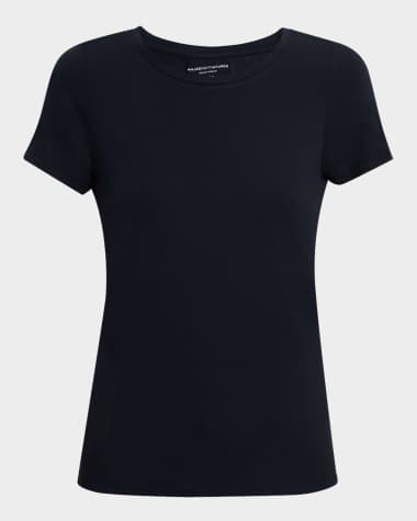 Majestic Filatures Soft Touch Short-Sleeve Crewneck Tee