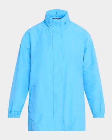 Eileen Fisher Lightweight Stand-Collar Jacket
