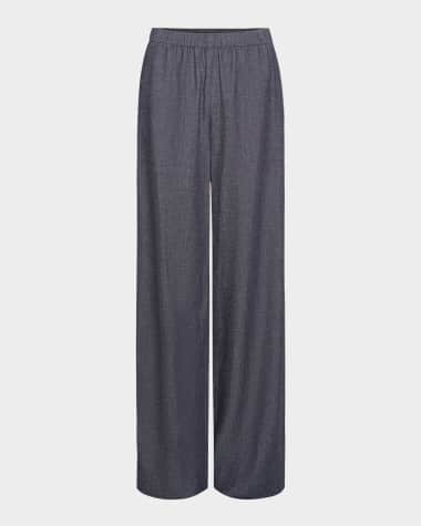 Vince Mid-Rise Casual Pull-On Pants