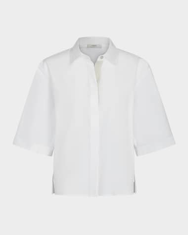 Vince Short-Sleeve Button-Front Shirt