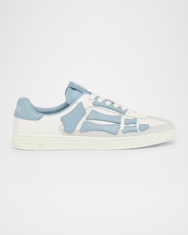 Amiri Men's Skel Collegiate-Inspired Suede Sneakers