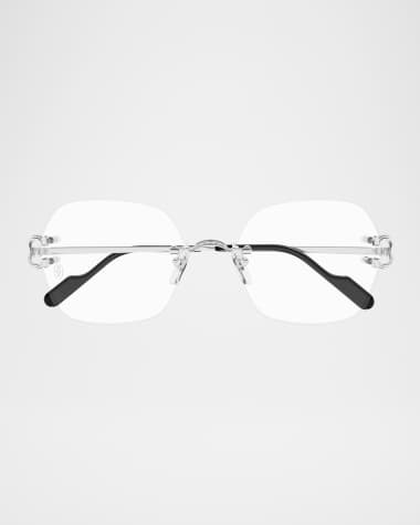 Cartier Rimless Metal Optical Glasses