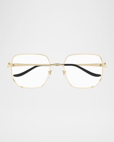 Cartier Rectangle Metal Optical Glasses