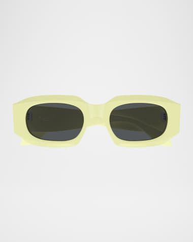 SALE【Alaia】シールドフレーム カーブチップ サングラス Alaia | Geometric Beveled Polarized Sunglasses | Fifth