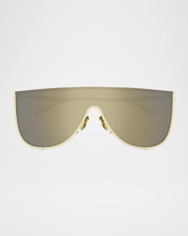 ALAIA Shield Metal Sunglasses