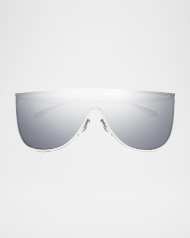 ALAIA Shield Metal Sunglasses
