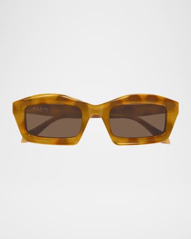 ALAIA Rectangle Acetate Sunglasses