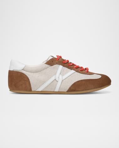 Veronica Beard Riviera Low-Top Suede Sneakers