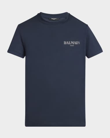 Balmain Men's Vintage Gel Logo T-Shirt