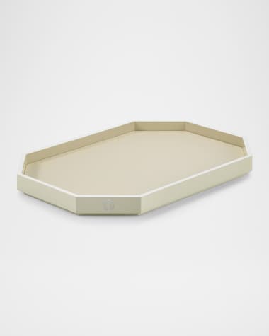 Baccarat Octagon Medium Lacquered Tray, 18"