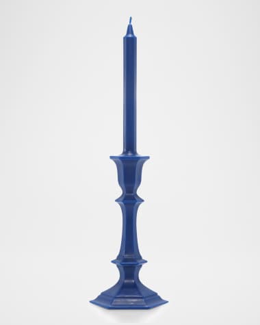 Baccarat Harcourt Candlestick Candle, Blue