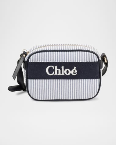 Chloe Girl's Stripe Logo Crossbody Bag