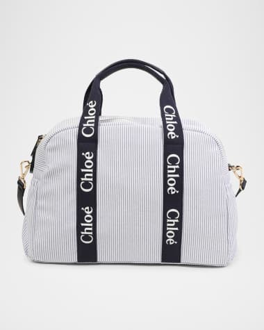 Chloe Kid's Stripe Logo Changing Bag