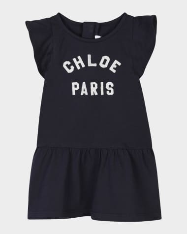 Chloe Girl's Short-Sleeve Drop-Waist Dress, Size 12M-3