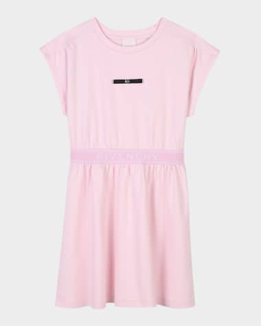 Givenchy Girl's Logo Waistband Dress, Size 8-14