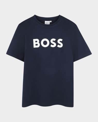 BOSS Boy's Logo Short-Sleeve T-Shirt, Size 4-5