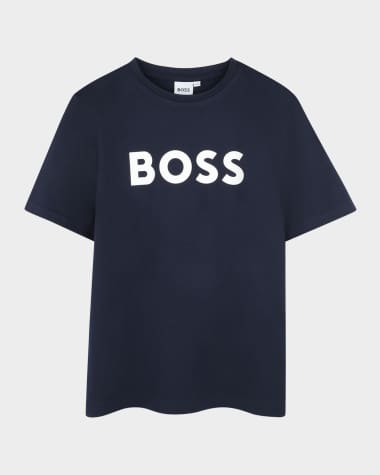 BOSS Boy's Logo Short-Sleeve T-Shirt, Size 6-14