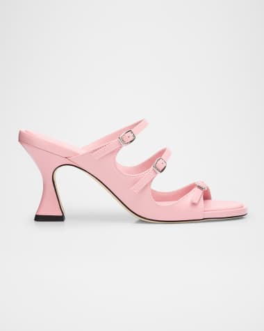 CAREL Kitty Leather Mary Jane Trio Sandals
