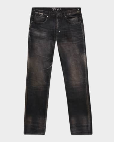 PRPS Men's Underground Vintage Wash Straight-Leg Jeans