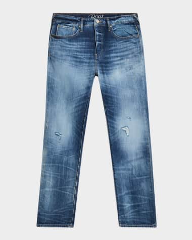 PRPS Men's Mothers Vintage Wash Straight-Leg Jeans