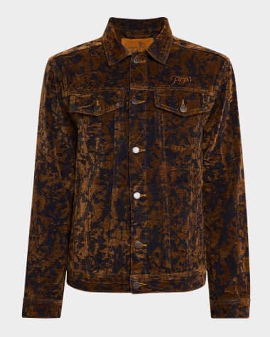 PRPS Men's Jacquard Trucker Jacket