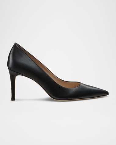 Stuart Weitzman Stuart Leather Stiletto Pumps