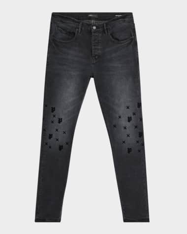 PURPLE Men's Tuffetage Monogram Jeans