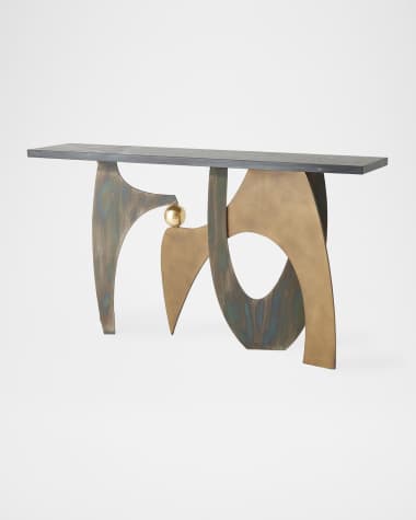 Global Views Mobile Console Table