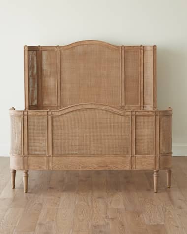 Global Views Josephine Queen Bed, Natural