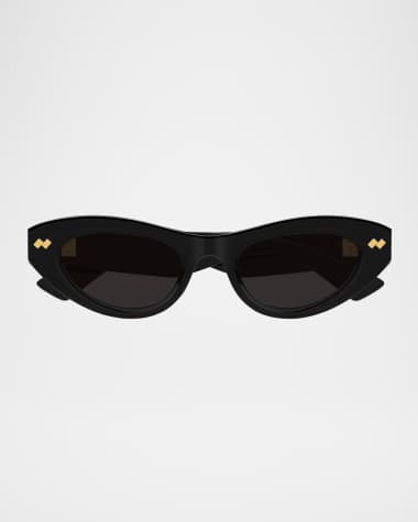 Bottega Veneta Acetate Cat-Eye Sunglasses