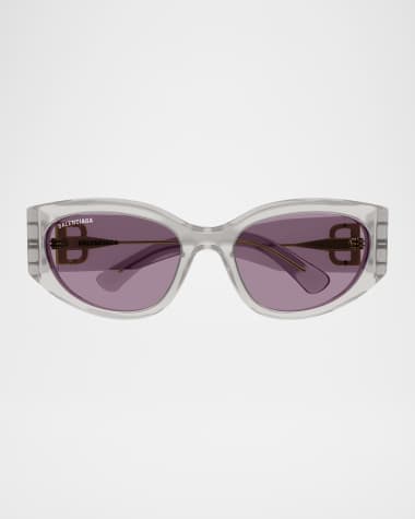Balenciaga Round Acetate Sunglasses