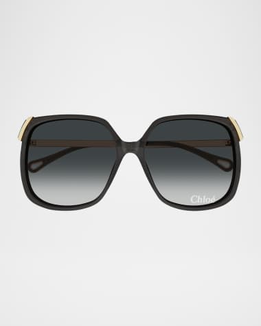 Chloe Round Acetate Sunglasses