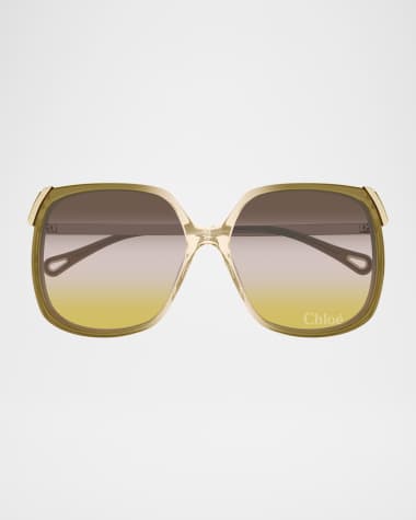 Chloe Round Acetate Sunglasses