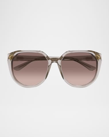 Chloe Round Acetate Sunglasses