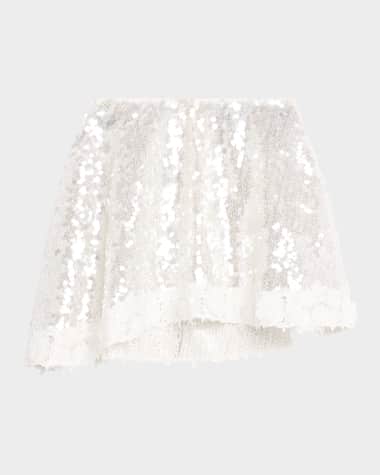 AKNVAS Gem Sequined Mini Skirt