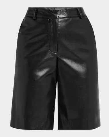 Generation Love Katina Vegan Leather Bermuda Shorts