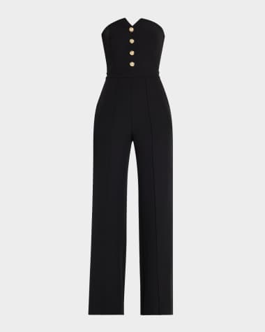 Generation Love Camilo Strapless Crepe Jumpsuit