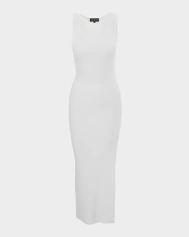 LaMarque Giovanna High-Slit Ribbed Maxi Dress